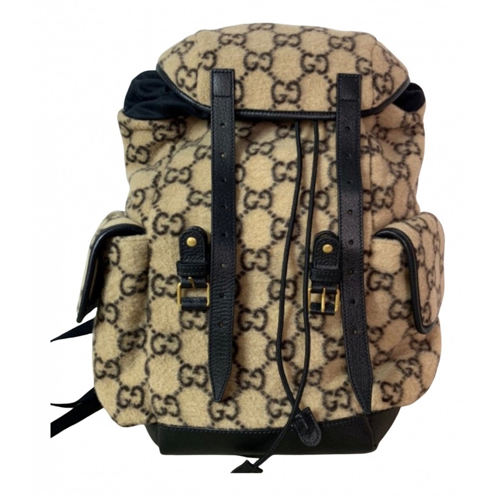 Gucci GG wool backpack beige in perfect condition!
